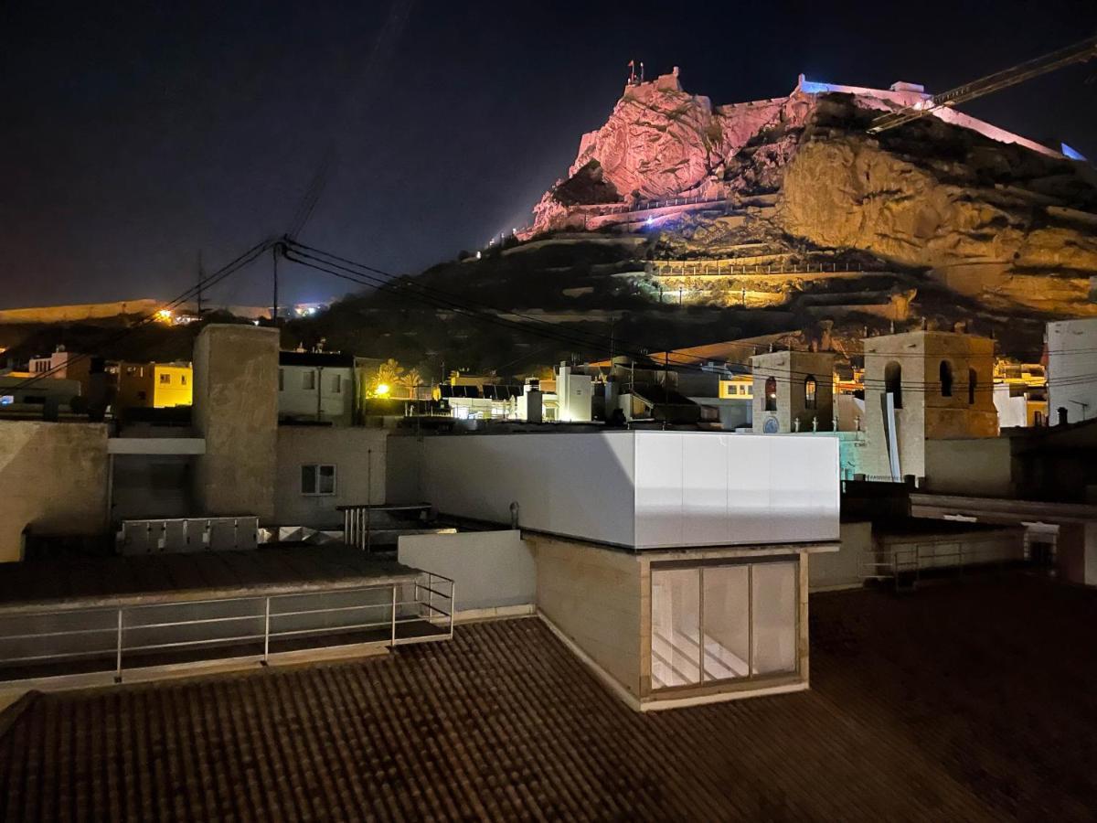 La Terraza. Vistas Al Castillo A 1 Min. De La Playa Alicante Exterior photo